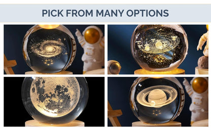 3D Crystal Lamp Ball(Assorted Design)