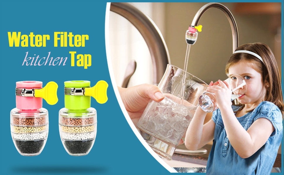 Home Kitchen Faucet Tap Water Clean Purifier Filter(Pack of 2)